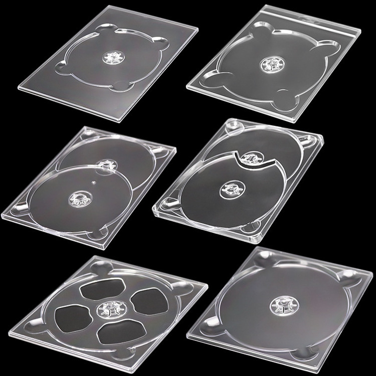 In Stock Multi-disc DVD Disc Holder Home Movie CD Inside Music Album VCD Cardboard Plastic Tray