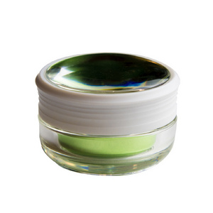 Unique Design Acrylic Gold/Silver/Green  Cream Jar 5g/15g Cream Container  Mini Mushroom Bottle In Stock