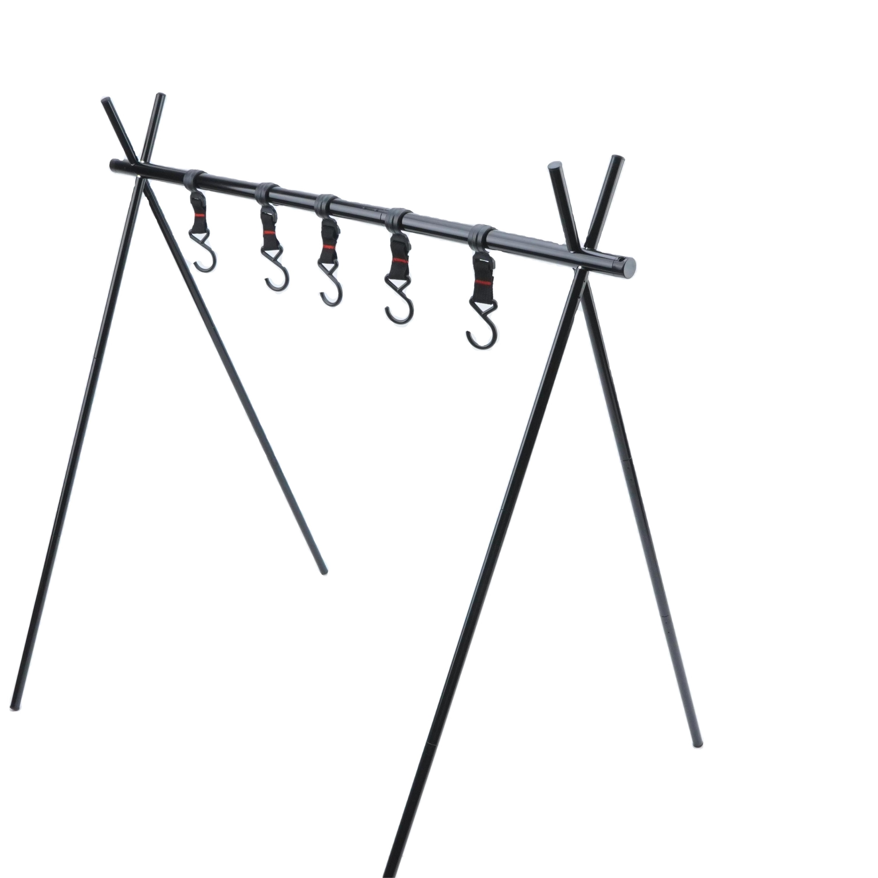 Outdoor Camping Portable Equipment Folding Aluminum Alloy Hanging Clothes Rack Hanging Racks Clothes