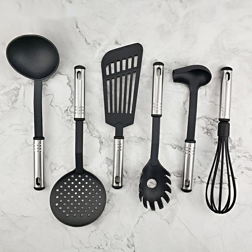 40pcs Kitchen Gadgets Set Nylon & Stainless Steel Utensil Set Spatula Kitchen Accessories Cooking Tools