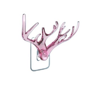 Self-adhesive Plastic Hanging Hooks with 12 Branches Antler Shaped ABS Hanger Buckhorn Wall Hooks