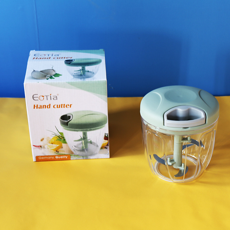 900ML Kitchen Accessories Blender Garlic Cutter Mini Manual Vegetable Fruit Garlic Ginger Onion Meat Shredder Hand Pull Chopper