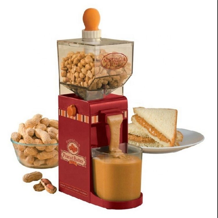 Electric Peanut-Oil Grinder Deep-fried Peanut Butter Maker Cashews Hazelnuts Coffee Grinding Machine Peanut Butter Grinder