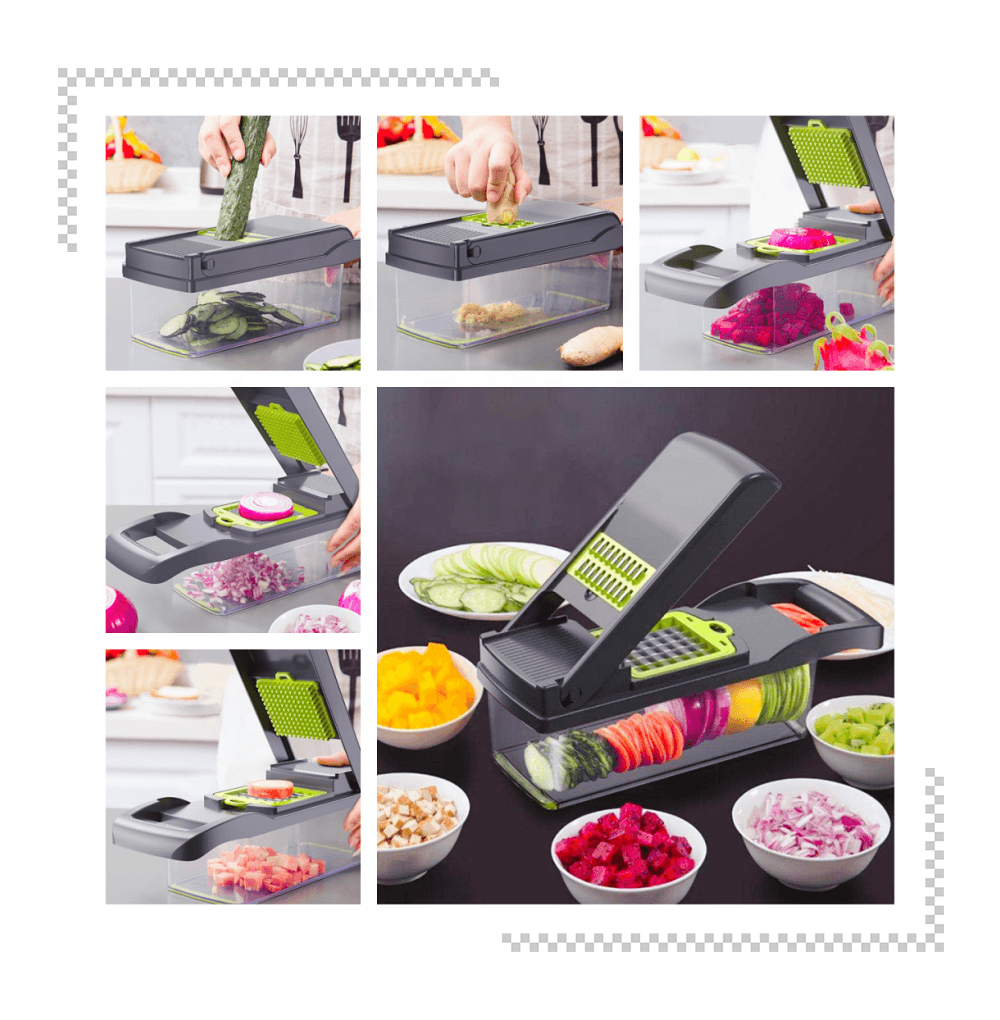 Hot Selling 15 in 1 Multi-functional Manual Vegetable Chopper Slicer Onion Cutter Vegetable Cutter Food Chopper