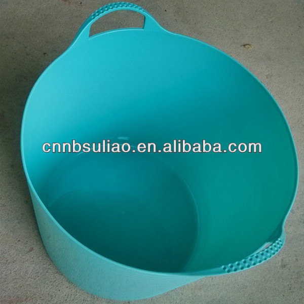 plastic laundry tub, colorful laundry tub, round laundry tubs