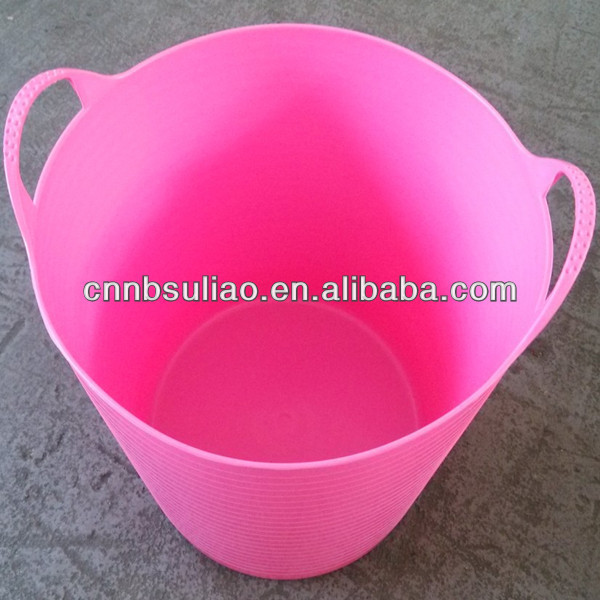 plastic laundry tub, colorful laundry tub, round laundry tubs