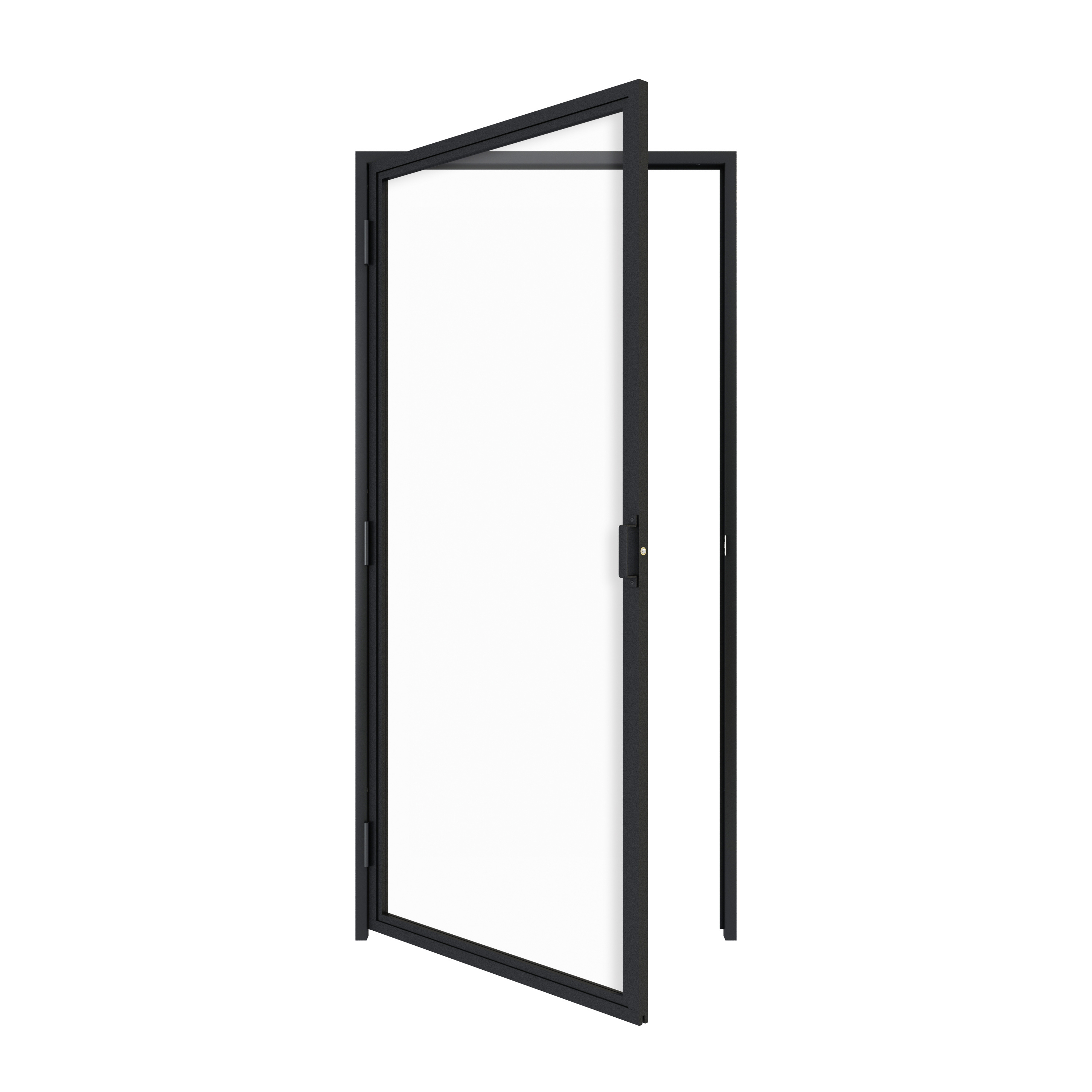 Modern French Style Swing Glass  Door Metal Frame Interior Sliding Doors