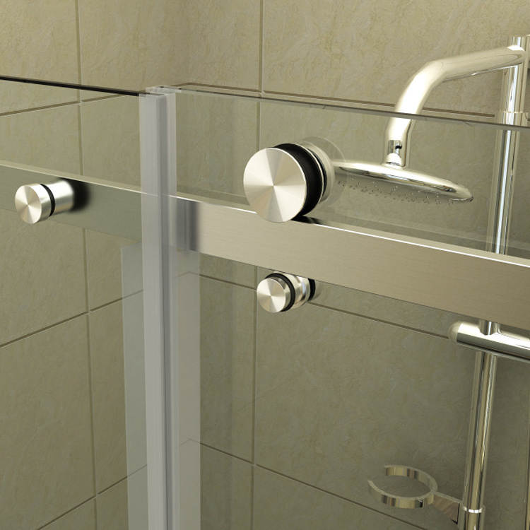 High Quality Frameless Stainless Steel Glass Sliding Shower Door Hardware Kit/ Shower Room System