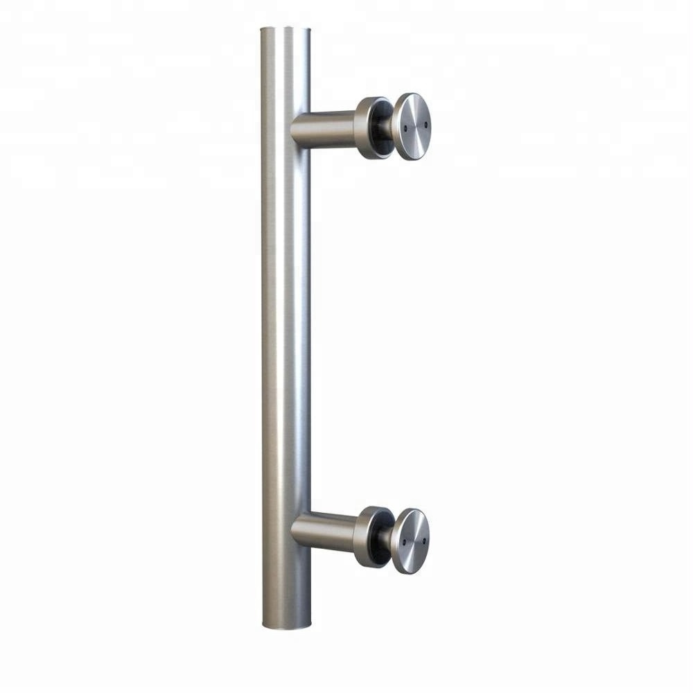 H Shaped stainless steel  door  handles for office glass sliding barn doors