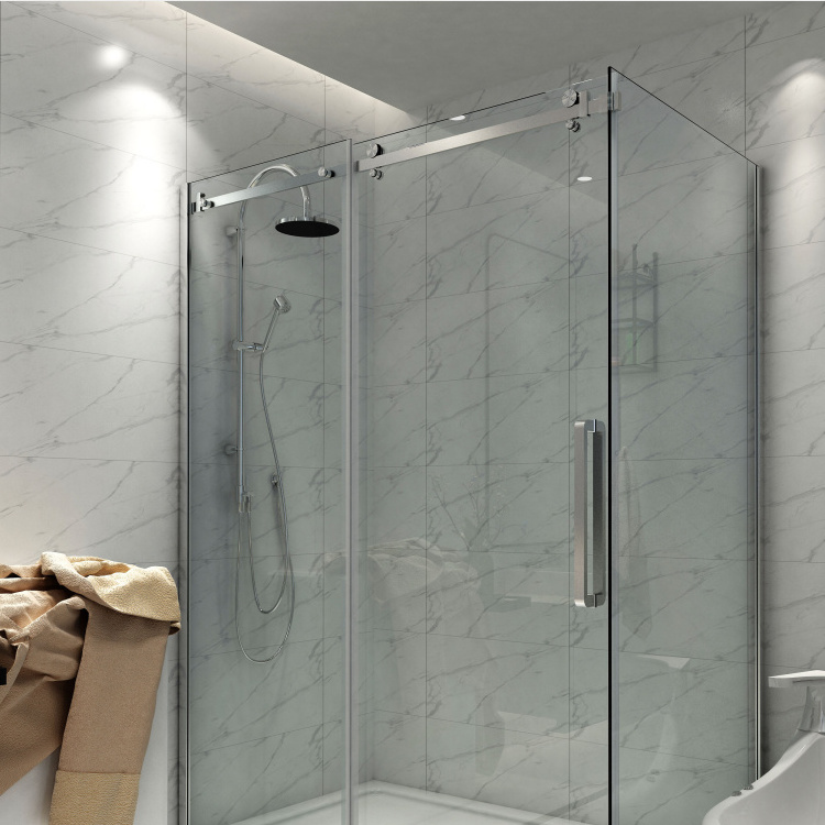 High Quality Frameless Stainless Steel Glass Sliding Shower Door Hardware Kit/ Shower Room System