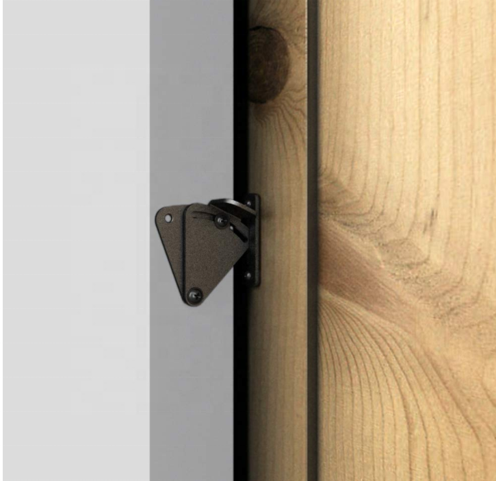 Carbon steel sliding barn door latch/sliding barn door hardware for wood doors