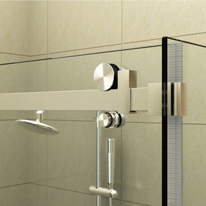 High Quality Frameless Stainless Steel Glass Sliding Shower Door Hardware Kit/ Shower Room System