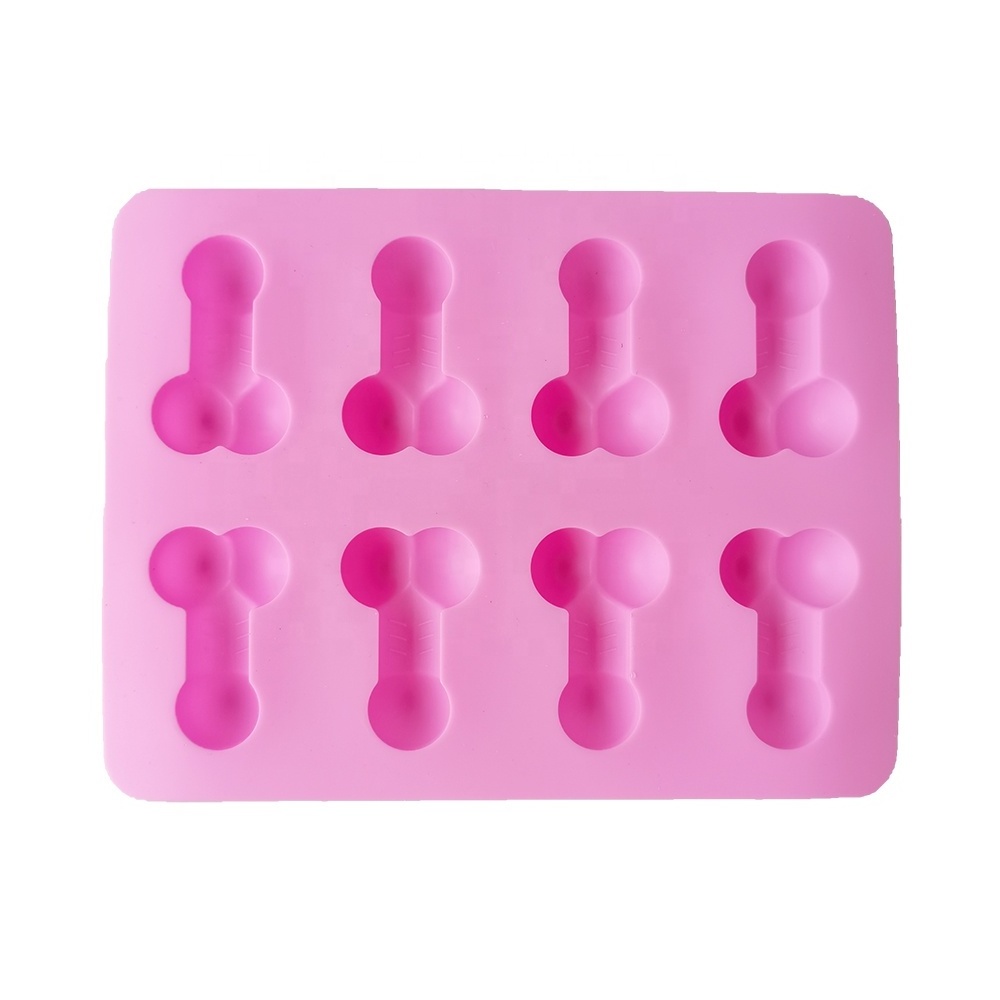 Sexy Penis Cake Mold Dick Ice Cube Tray Silicone Mold Soap Candle Moulds Sugar Craft Tools Chocolate Mould Mini Ice Cream Forms