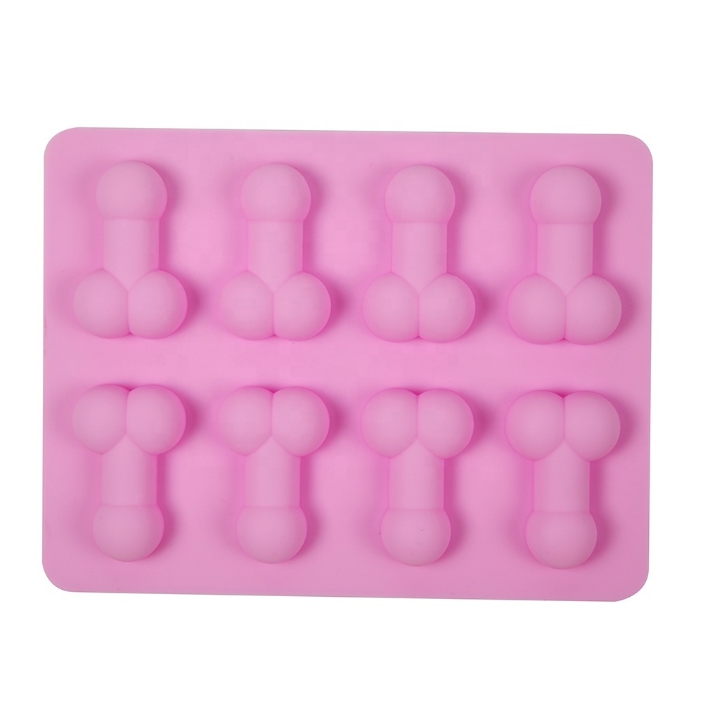 Sexy Penis Cake Mold Dick Ice Cube Tray Silicone Mold Soap Candle Moulds Sugar Craft Tools Chocolate Mould Mini Ice Cream Forms