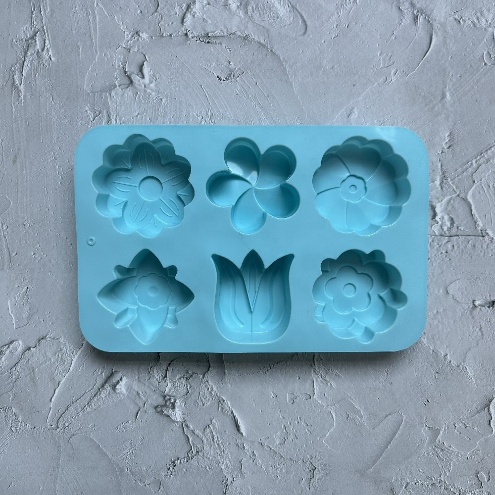 Tulip flowers Shaped Silicone Soap Molds Candles Making Form DIY Crafts Supplies Cake Chocolate Decorating Baking Tools