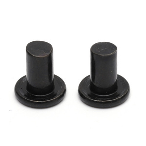 Cold heading rivets bolts car parts fasteners with steel aluminum brass material dome head copper rivets