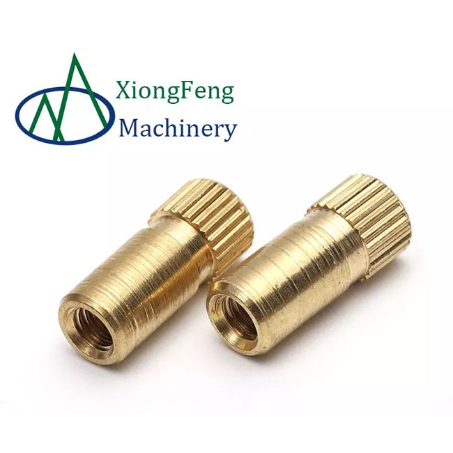 M0.5 M1 M2 M3 M4 M5 M6 M8 Brass Nuts Kunrled Insert Nut Precision parts cnc machining parts