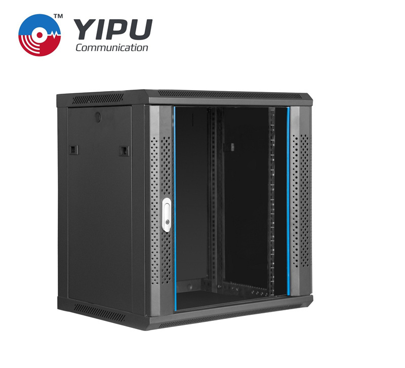 Customized fiber optic outdoor box rack 6u 9u 12u Server Wall Mount Network Cabinet small