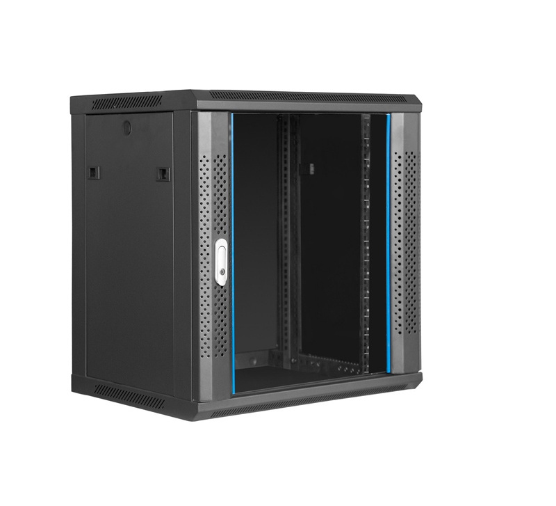 Customized fiber optic outdoor box rack 6u 9u 12u Server Wall Mount Network Cabinet small