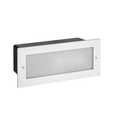 PC2507 Outdoor LED Wall Lamp Footlight PC material Recessed Wall Corner Light IP65 Outdoor Corridor Step Stair Light