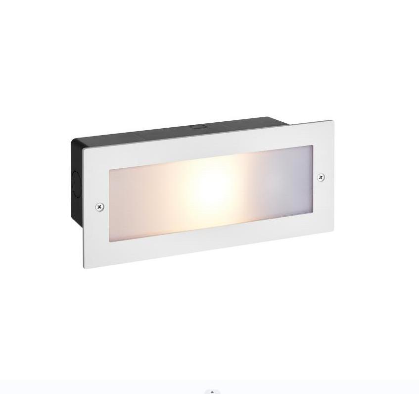 PC2507 Outdoor LED Wall Lamp Footlight PC material Recessed Wall Corner Light IP65 Outdoor Corridor Step Stair Light