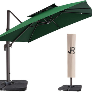 3.5X3.5M Big Size Heavy Duty Commercial 10Ft Square Parasol Courtyard Patio Umbrellas