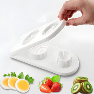 Egg Slicer Multipurpose Egg Chopper - 2 Slice Modes, Stainless Steel Egg Cutter - Kitchen Dicer