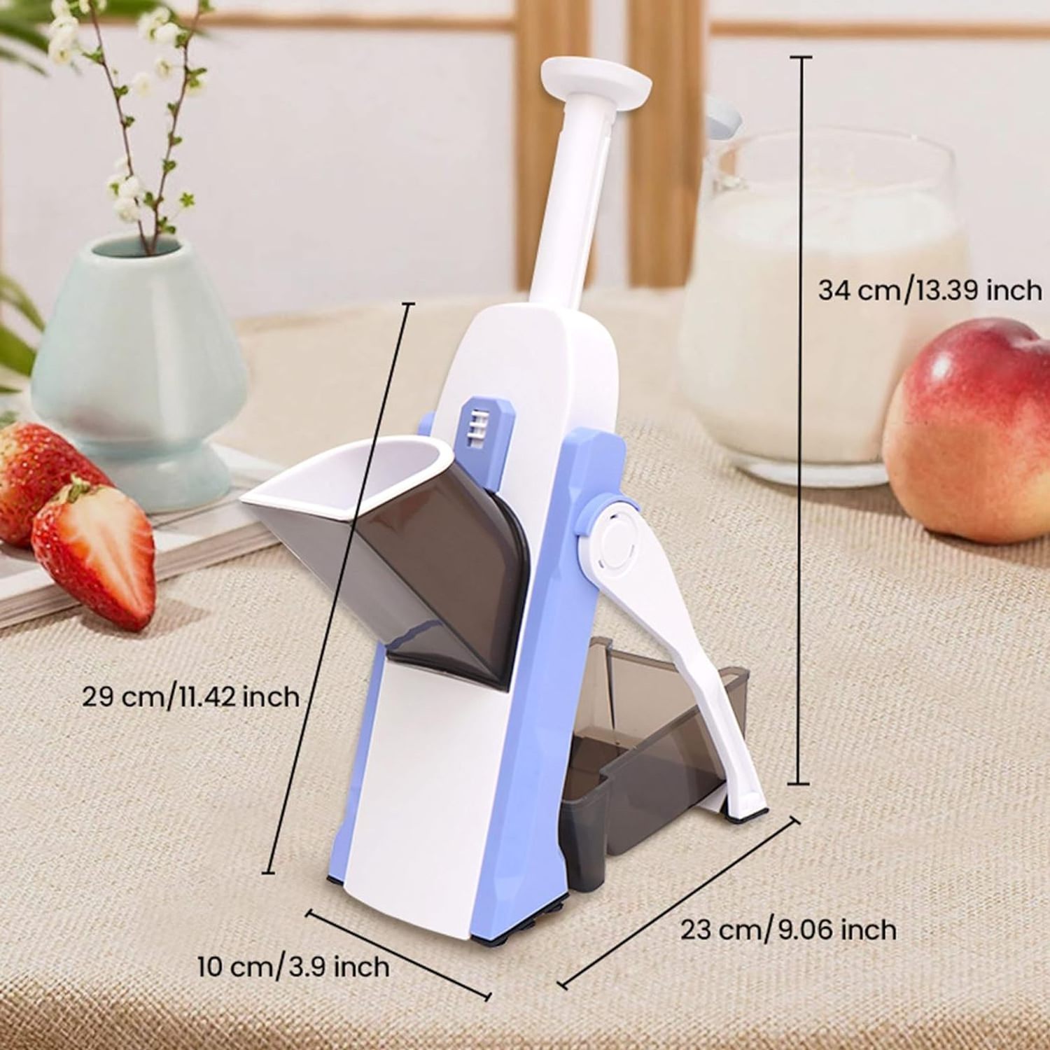 Mandoline Food Slicer for Kitchen - Adjustable Potato Slicer, Vegetable Chopper, French Fry Cutter