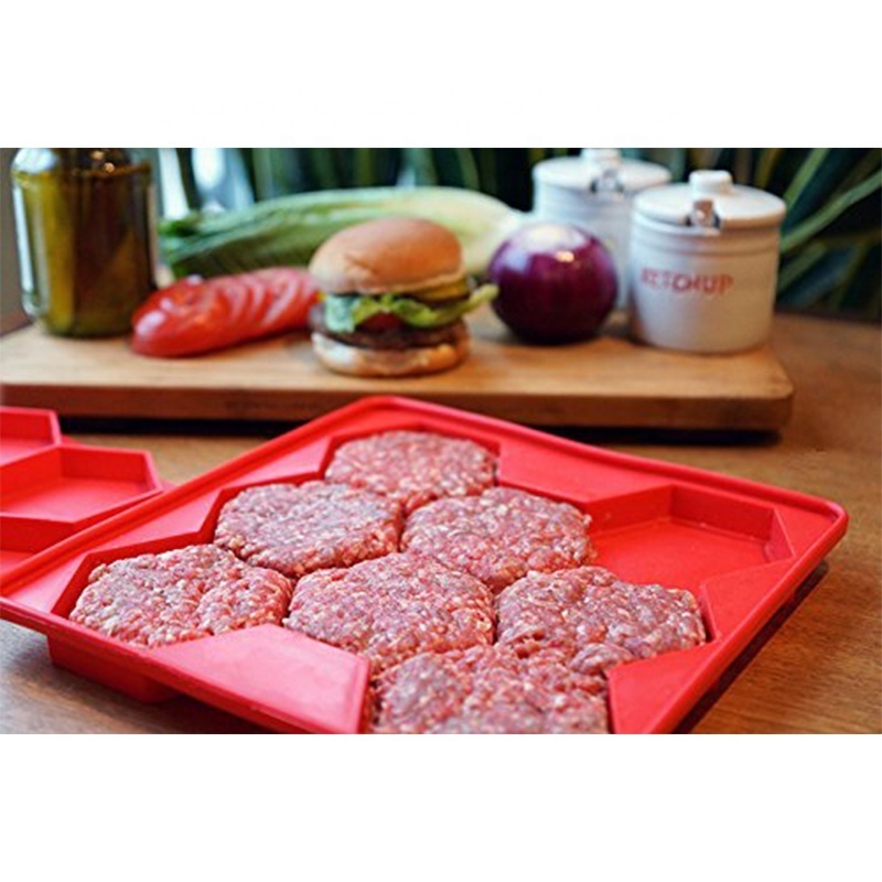 Hamburger Presses Kitchen Gadget Burger Master Mold Kitchen Burger Tool Freezer Container Makes Dishwasher Safe