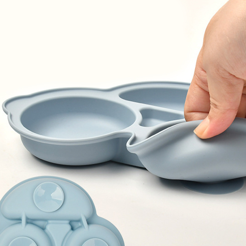 Spill Proof Easy to Clean  BPA Free Car Shape Bowl Suction Plates for Baby and Toddler Training & Feeding Divided Grip Dish