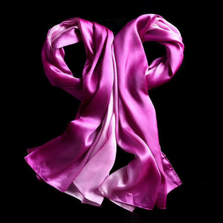 Manufacturer design digital  stylish long scarves square polyester silk satin head scarf for women