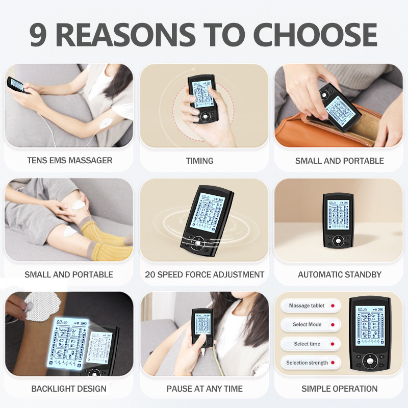 TENSES electronic pulse digital tens medical product ems electrical nerve muscle stimulator physiotherapy equipment