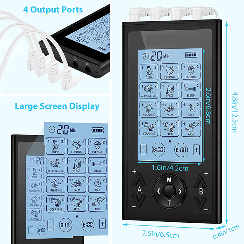 Digital therapy/TENS/EMS/muscle stimulator/pain relief/massager