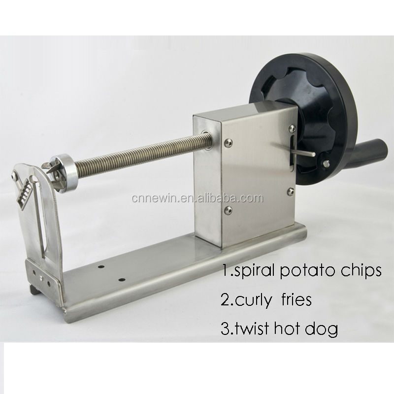 Manual Potato Curly Fry Cutter spiralizer slicer/tornado potato slicer