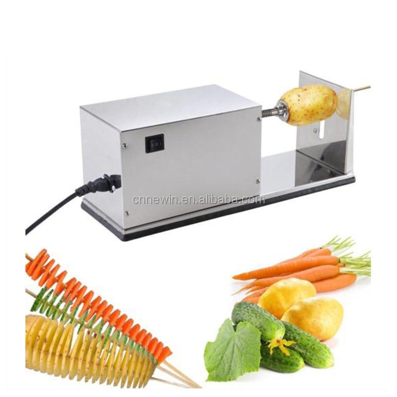 Electric Potato curly cutting machine, Curly potato cutter