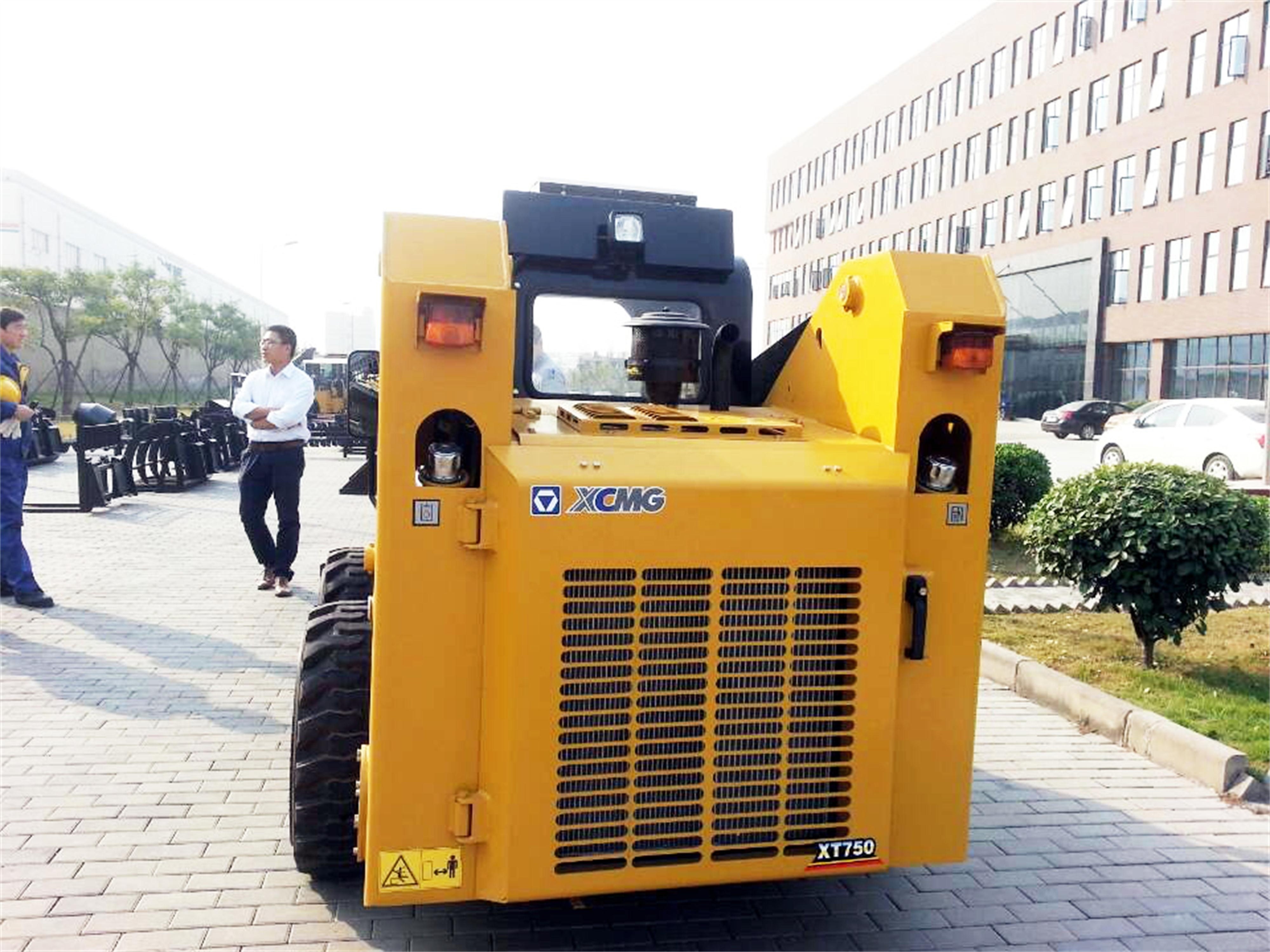 Hot small skid steer loader band XT750 electric steer loader for sale