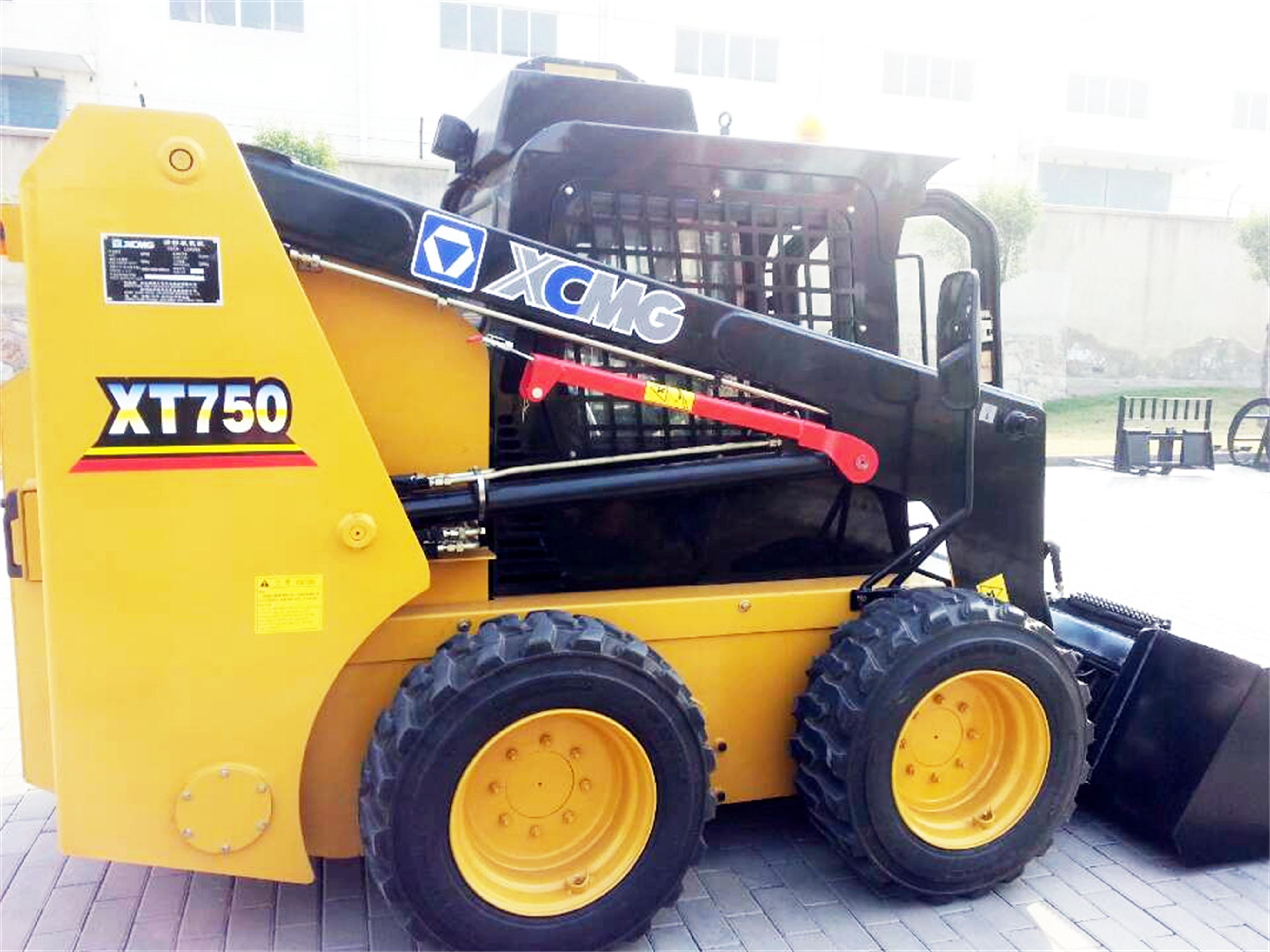 Hot small skid steer loader band XT750 electric steer loader for sale