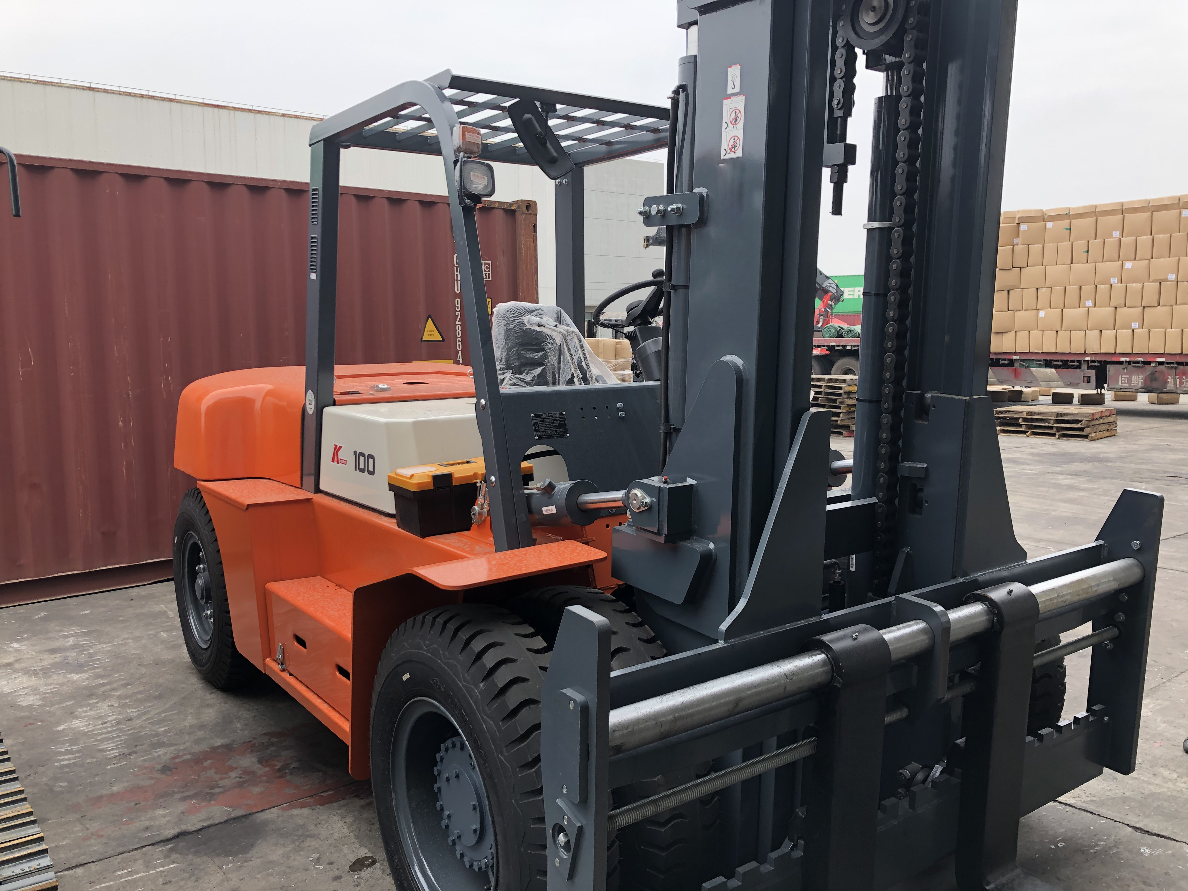 High Quality 15 Ton Forklift With Wide View Mast And Side Shift for Sale