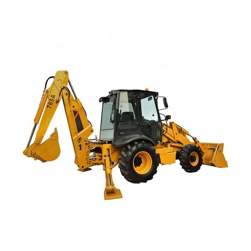 New Backhoe Loader CLG765 Rubber Tire Loader Front And End Machinery