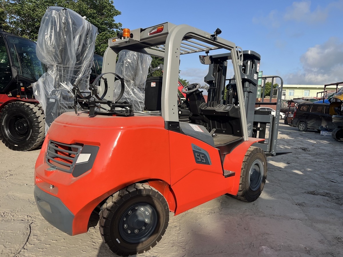 Heli New 3t 3.5t 4t 5.0t CPQYD55 Gasoline/LPG Forklift Dual Fuel Forklift