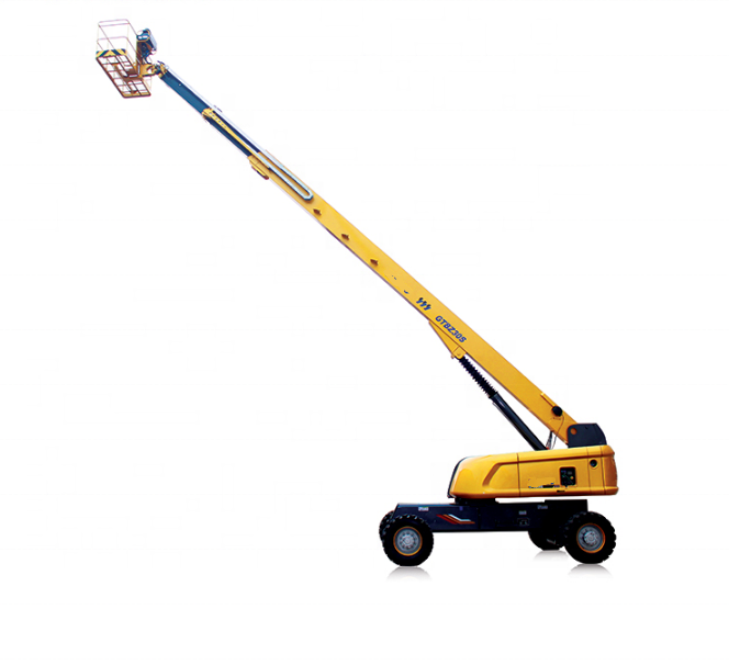 22m new telescopic boom hydraulic mobile aerial work platform XGS22