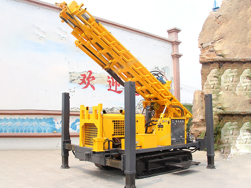 China Famous Brand HENGWANG Water Well Drill Rig Mining Drilling Machine HQZ220L