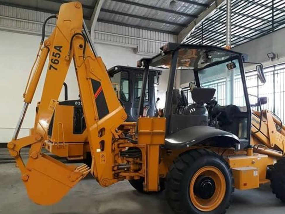 New Backhoe Loader CLG765 Rubber Tire Loader Front And End Machinery