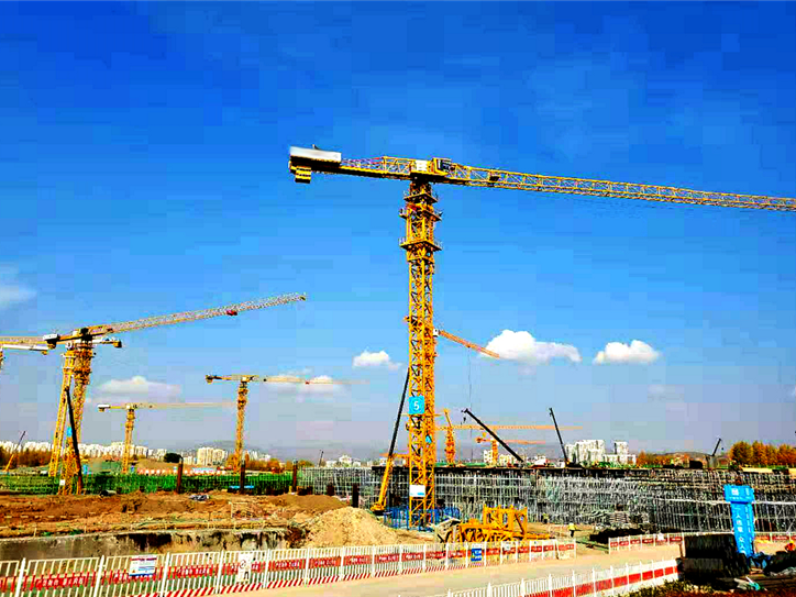 China Brand 50ton Hydraulic Tower Crane XGTL750 in Stock