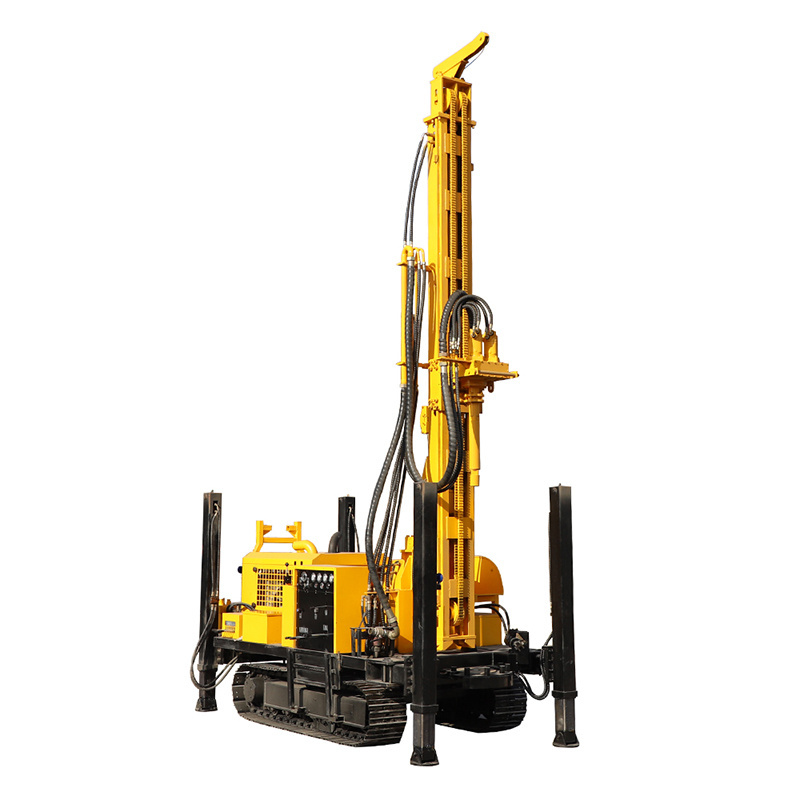 China Famous Brand HENGWANG Water Well Drill Rig Mining Drilling Machine HQZ220L