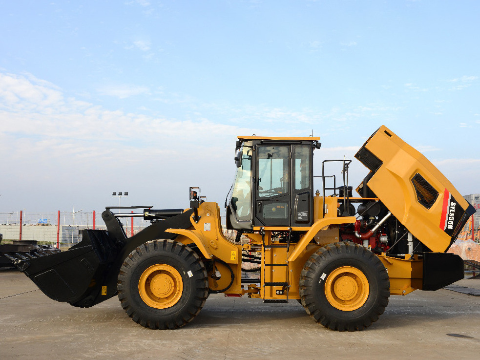 SYL956H 2.7m3-4.5m3 front wheel loader china earth mover for sale