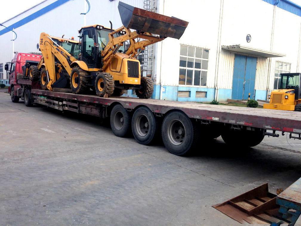 New Backhoe Loader CLG765 Rubber Tire Loader Front And End Machinery