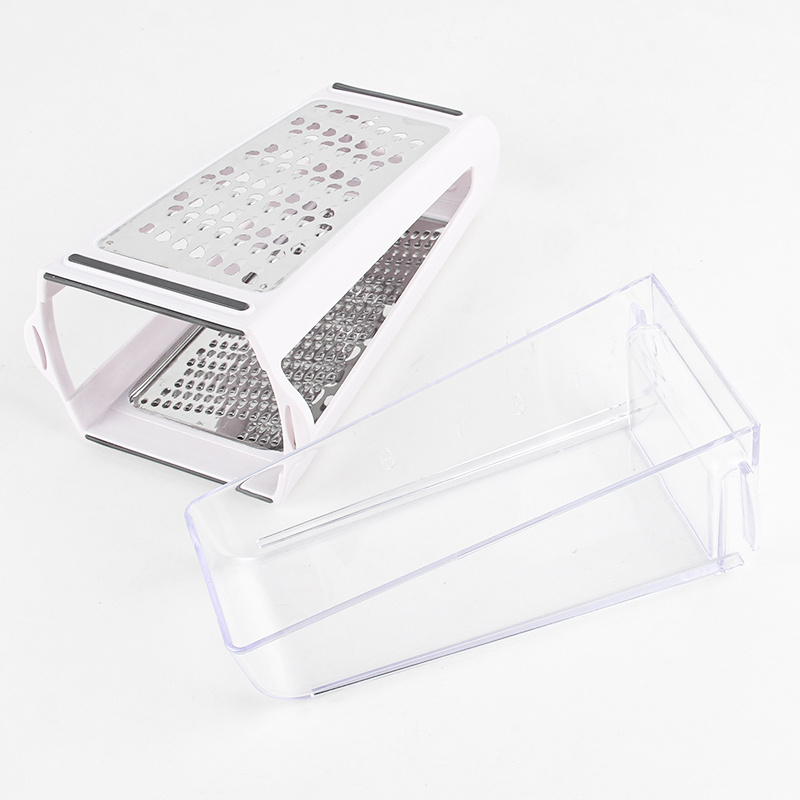 Attractive Price New Type Lemon Cheese Double-Sided Grater with Food Storage Container