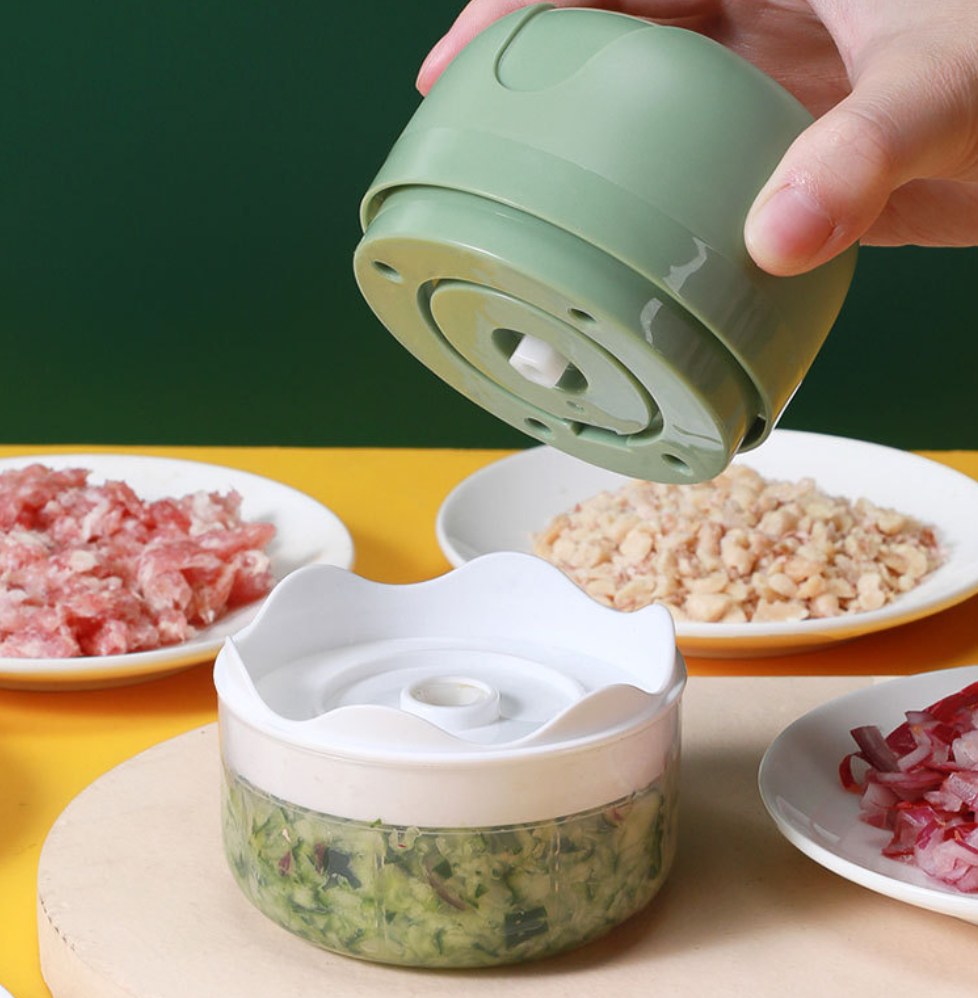 Multi-function Mini Electric Garlic Crusher USB Charging  Food Slicer Speedy Blender Mincer Meat Masher  Kitchen Tool