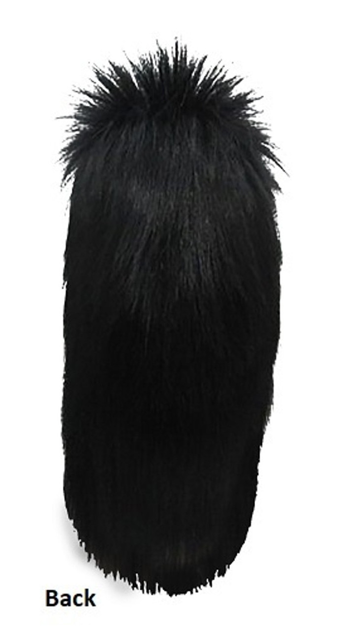 80'S Black Spiky Mullet Costume Wig